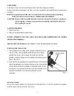 Preview for 7 page of AGP EV160 Instruction Manual