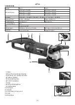 Предварительный просмотр 75 страницы AGP G125 Original Instructions Manual