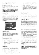 Preview for 8 page of AGP HP1400 Instruction Manual