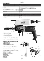 Preview for 45 page of AGP TC402 Original Instructions Manual