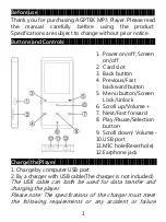 Предварительный просмотр 3 страницы AGPtek A07 Manual