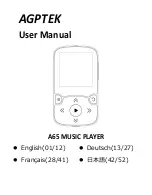 AGPtek A65 User Manual предпросмотр