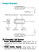 Предварительный просмотр 2 страницы AGPtek BA02 User Manual