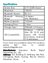 Предварительный просмотр 11 страницы AGPtek BA02 User Manual