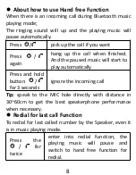 Preview for 9 page of AGPtek BTS141 User Manual