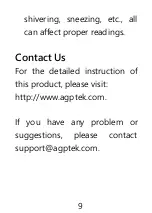 Preview for 12 page of AGPtek C101B1 Quick Start Manual