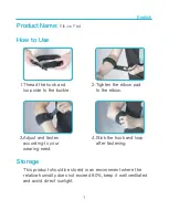 Preview for 2 page of AGPtek Elbow Pad User Manual