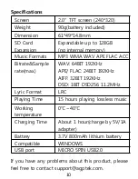 Предварительный просмотр 12 страницы AGPtek H50 User Manual