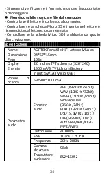 Предварительный просмотр 36 страницы AGPtek MH3B Manual