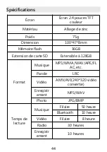 Предварительный просмотр 46 страницы AGPtek T01S User Manual