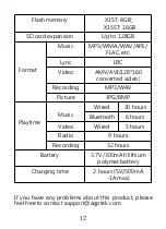 Предварительный просмотр 14 страницы AGPtek X15ST User Manual