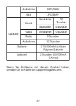 Предварительный просмотр 29 страницы AGPtek X15ST User Manual