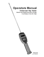 Предварительный просмотр 1 страницы agratronix HST-1 Operator'S Manual