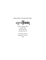 Предварительный просмотр 16 страницы agratronix HST-1 Operator'S Manual