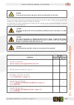 Preview for 151 page of AGREX XDI 1500 User And Maintenance Manual