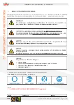 Preview for 152 page of AGREX XDI 1500 User And Maintenance Manual