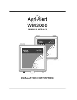 Agri Alert WM3000 Installation Instructions Manual предпросмотр