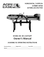 AGRI EASE BE-LS22TL3PT Owner'S Manual preview