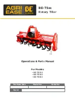 Preview for 1 page of AGRI EASE BE-TS Series Operations & Parts Manual