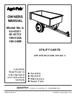 Agri-Fab 190-368B Owner'S Manual preview