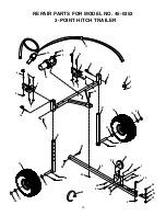 Agri-Fab 3-Point Hitch Trailer 45-0353 Repair Parts предпросмотр