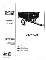 Agri-Fab 45-01001 Owner'S Manual preview