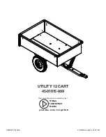 Предварительный просмотр 1 страницы Agri-Fab 45-01015-999 Instruction Manual