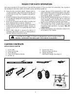 Предварительный просмотр 2 страницы Agri-Fab 45-01872 Owner'S Manual