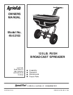 Preview for 1 page of Agri-Fab 45-02103 Owner'S Manual