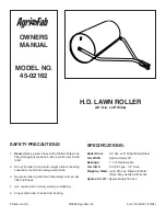 Agri-Fab 45-02162 Owner'S Manual preview