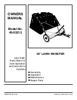 Preview for 1 page of Agri-Fab 45-02212 Owner'S Manual