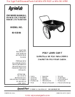 Предварительный просмотр 1 страницы Agri-Fab 45-02265 Owner'S Manual