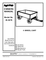 Agri-Fab 45-0270 Owner'S Manual preview