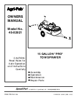 Предварительный просмотр 1 страницы Agri-Fab 45-02921 Owner'S Manual