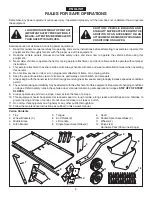 Preview for 2 page of Agri-Fab 45-0298 Owner'S Manual