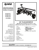 Preview for 1 page of Agri-Fab 45-02992 Owner'S Manual