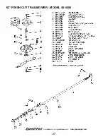 Предварительный просмотр 27 страницы Agri-Fab 45-0305 Owner'S Manual