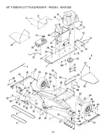 Предварительный просмотр 24 страницы Agri-Fab 45-03052 Owner'S Manual