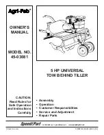 Предварительный просмотр 1 страницы Agri-Fab 45-03081 Owner'S Manual