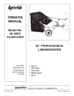 Preview for 1 page of Agri-Fab 45-0352 Repair Parts