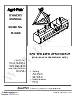 Предварительный просмотр 1 страницы Agri-Fab 45-0358 Owner'S Manual