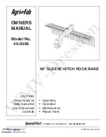 Agri-Fab 45-0366 Owner'S Manual предпросмотр