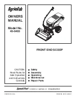 Agri-Fab 45-0403 Owner'S Manual preview