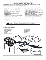 Preview for 2 page of Agri-Fab 45-0460 Operator'S Manual