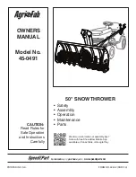 Agri-Fab 45-0491 Owner'S Manual preview