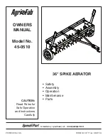 Agri-Fab 45-0510 Owner'S Manual предпросмотр