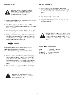 Предварительный просмотр 8 страницы Agri-Fab 45-05192 Manual