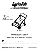 Agri-Fab 45-0570 Instructions Manual preview