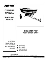 Agri-Fab Explorer 45-0175 Owner'S Manual предпросмотр