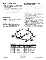 Предварительный просмотр 2 страницы Agri-Fab H.D. Lawn Roller 45-01791 Owner'S Manual